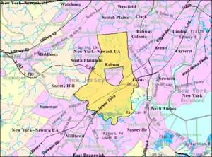 Census Bureau map of Edison, New Jersey
Interactive map of Edison, New Jersey