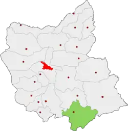 Location of Charuymaq County in&nbsp;East&nbsp;Azerbaijan&nbsp;province