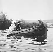 Colette Dumas Lippmann, Geneviève Straus and Guy de Maupassant, 1889.