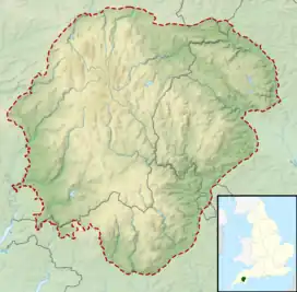 Hound Tor is located in Dartmoor