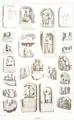 Delamare's sketch (plate 178), including the Guelma Punic inscriptions
