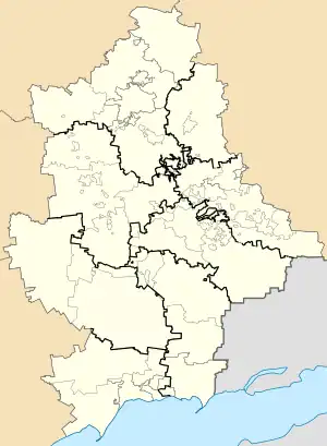 Toretsk is located in Donetsk Oblast