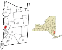 Location of Fairview, New York