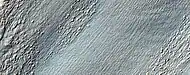 Close, color view of flow, as seen by HiRISE under HIWish program