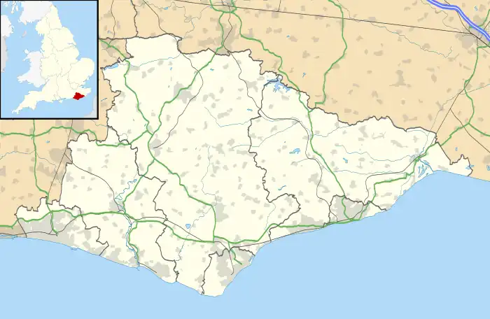 Hellingly is located in East Sussex