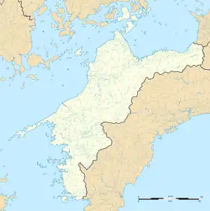 Hashihama Station is located in Ehime Prefecture