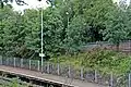 The entrance ramp to one of the platforms.