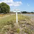 ERP Sign (SH1, Route Station 594, 3&nbsp;km)
