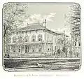 Alfred Erskine Brush residence built in 1828 and demolished in 1890s.