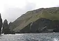 Freshly fallen scree