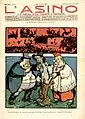 Cover of 10 April 1904. The Socialist congress in Bologna. A pious wish of the local suckers: to devalue the country while its defenders beat themselves up.
