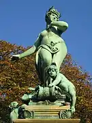 Galatea at the head of the Galatea water well&nbsp;[de], Stuttgart