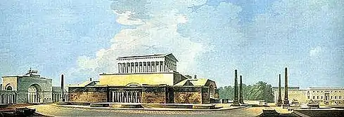 Gilly's plan for a monument to Frederick&nbsp;II of Prussia, Berlin, 1797