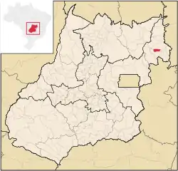Location in Goiás state