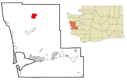 Location of Neilton, Washington