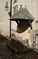 The wells in the service yard, built into the hôtel de Blossac.