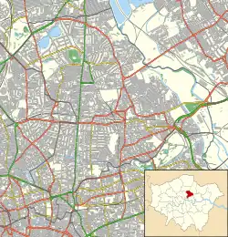 Metropolitan Free Hospital is located in London Borough of Hackney