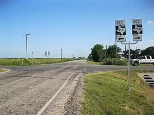 Intersection of FM&nbsp;1160 and FM&nbsp;2546 at Hahn