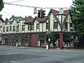 Northeast corner of 2nd and Oak Streets