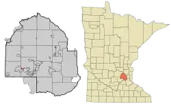 Location of Spring Parkwithin Hennepin County, Minnesota