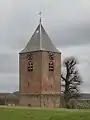 Tower near churchyard