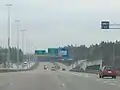 The E 75 near Helsinki, Finland
