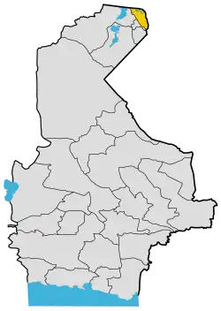 Location of Hirmand County in&nbsp;Sistan&nbsp;and&nbsp;Baluchestan province