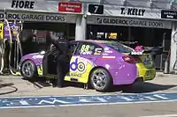 The Holden Commodore (VF) of Dean Fiore at the 2013 Clipsal 500 Adelaide
