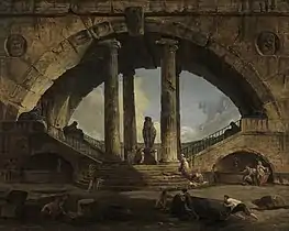 Roman Capriccio (1798 ), 94 x 117&nbsp;cm., Staatliche Kunsthalle Karlsruhe