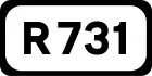R731 road shield}}