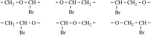 All CRUs of the example polymer for structure-based representation.