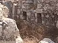 Interior of tomb of Sheikh Abu 'Imran, on hilltop west of Dhikrin