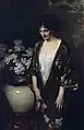 Irving Wiles. Brown Kimono(Portrait of Kathryn Beta La Forque) (1908). Oil on canvas. Smithsonian American Art Museum