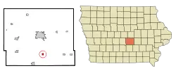 Location of Reasnor, Iowa