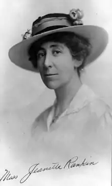 Image 1Jeannette Rankin, August 1916 (from History of Montana)