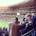 Biden meets Pelé at the 2010 FIFA World Cup
