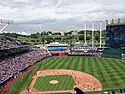 Royals home game vs. Giants on August 10, 2014. Two months later the Giants would be their World&nbsp;Series opponent.