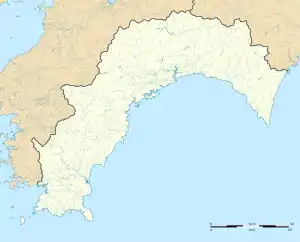 Gomen Station is located in Kochi Prefecture