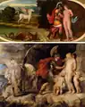Earlier painting by Lambert Sustris may have served as inspiration for this painting