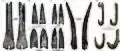 Artifacts produced with bone and antler (early Holocene).