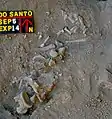Burial 5. Excavation at phase 14.