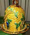 Late 20th century majolica, fake Minton, running glazes, wrong colours, fake makers marks.