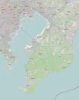 Funabori Station is located in Tokyo Bay and Bōsō Peninsula