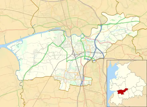 Farington is located in the Borough of South Ribble