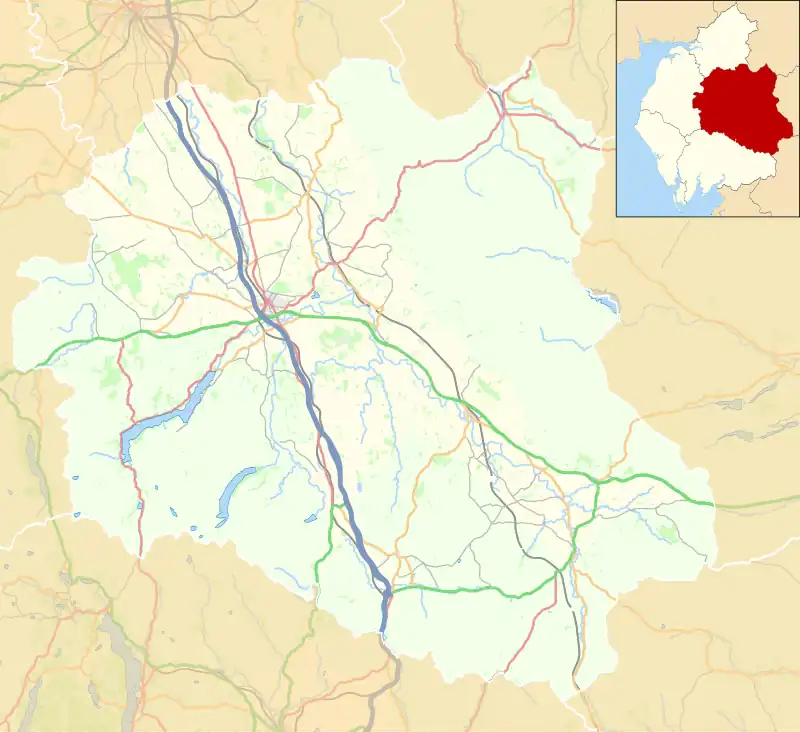 Staffield is located in the former Eden District