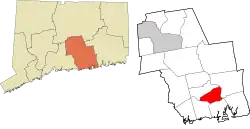 Essex's location within the Lower Connecticut River Valley Planning Region and the state of Connecticut