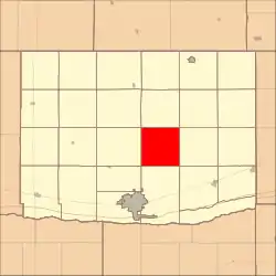Location in Buffalo County