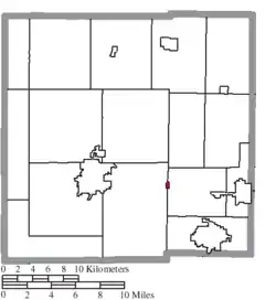 Location of North Robinson in Crawford County