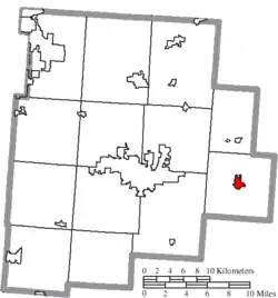 Location of Bremen in Fairfield County