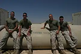 A 20,000 gallon tank in use